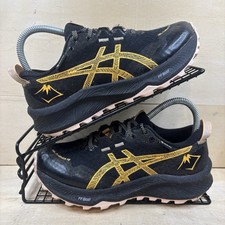 Asics Gel-Trabuco 12 GTX Damen-Trailschuhe Größe 4 schwarz pfirsich Gore-Tex