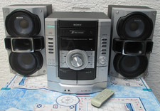 SONY MHC RG290 CD Deck Receiver + Speaker System SS RG490 - Mini HiFi System
