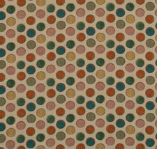 MULBERRY GARDINENSTOFF 'CROQUET - SPICE' 4 METER Leinenmischung