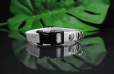 Halsband Nylon 15mm weiß