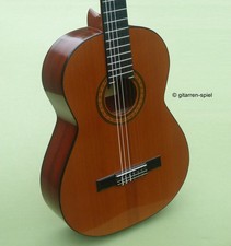 4/4 spanische Konzert-Gitarre Carmencita 504 Zeder massiv Sattel 50 mm Top!