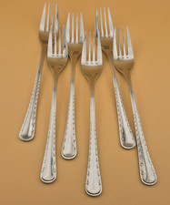 WMF Genf 6 Menügabeln CROMARGAN GEBRAUCHT Note 3