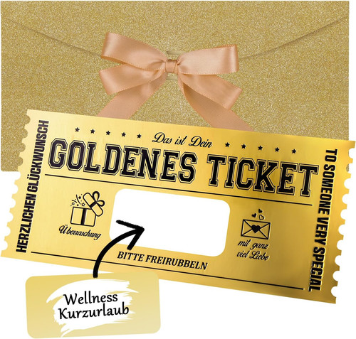 Woric goldenes ticket - goldenes,