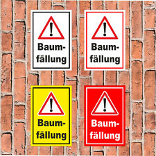 Schild Baumfällung - 4