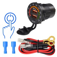 Neu Auto Dual USB Ladegerät Buchse Einbau KFZ Zigarettenanzünder Steckdose 12V