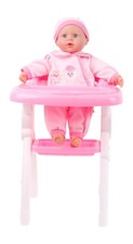 Cute Baby, Babypuppen-Kinderstuhl, 44cm Hochstuhl Puppen Zubehör Küchenmöbel