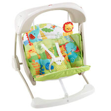 Fisher-Price 2in1 Babyschaukel Babywippe Swing Nest Wiege im Regenwald Melodien