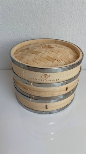 Bambus dampfgarer dim sum - dampfgarer,
