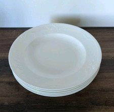 5 tiefe Teller Suppenteller Villeroy & Boch Fiori weiss 