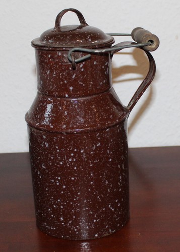 Braun mellierter milchkrug - braun,