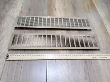 7x Lüftungsgitter Aluminium Stegblech Lamellengitter Heizungsgitter 48 x 10 cm