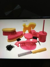 Pferdepflegeset für Kinder Pink im Koffer  „RED HORSE“