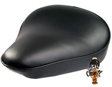 Motorrad Solositz schwarz im klassischem Design für Chopper  Suzuki VS1400 850