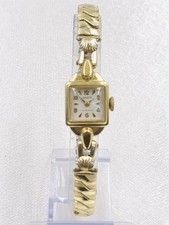 Adrette Damen Armbanduhr Vintage vergoldet 20 Mikron – 15 Jewels