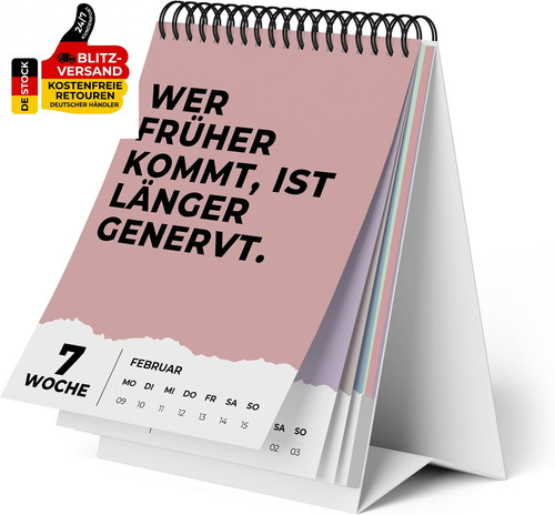 Demotivierender tischkalender - demotivierender,
