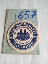 1 Stück DDR Bierdeckel, VEB