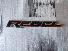 Dodge Rebel Schild Chrom -