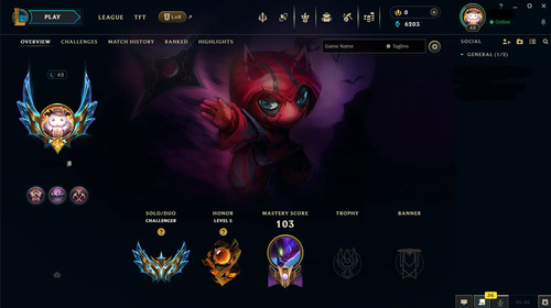 League legends challenger - legends,