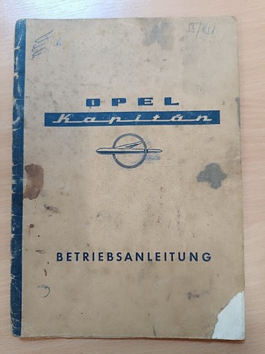 Opel kapitän 1955 - opel, original
