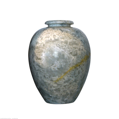 Vase aus hellblauem onyx - vase,