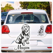 Auto Aufkleber Bearded Collie