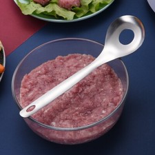 1 Stück Edelstahl Kroketten Frikadellen Löffel Form Fleisch Presse Werkzeuge Fisch Kugel