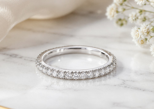 Full eternity band sterling - eternity, in