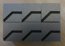 6x Baustein 6403 Abzweig links