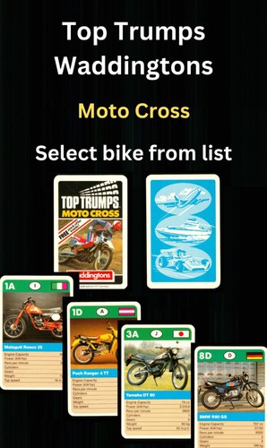 Motor cross einzelne infokarte - motor,