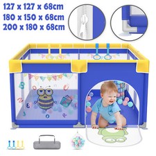 Baby Laufstall Laufgitter Krabbelgitter Schutzgitter Kinderzaun mit Ozeanbälle