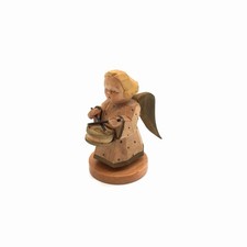 Alte Holz Figur Engel mit