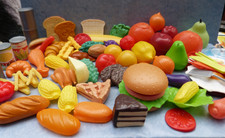 27822. Lebensmittel Obst Zubehör für Spielküche  ca. 50 - 70 Teile