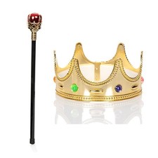 Königskrone Kinder mit Zepter