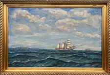 Ölbild Maritim J. Eriksen