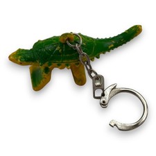 Schlüsselanhänger Dinosaurier – Ankylosaurus Figur Grün Gelb Retro