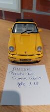 PORSCHE 911  CARRERA  Cabrio gelb ANSON-Modell  ca 1:18 guter Zustand / Vitrine