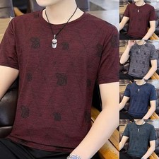 Herren Rundhals Vintage Mode