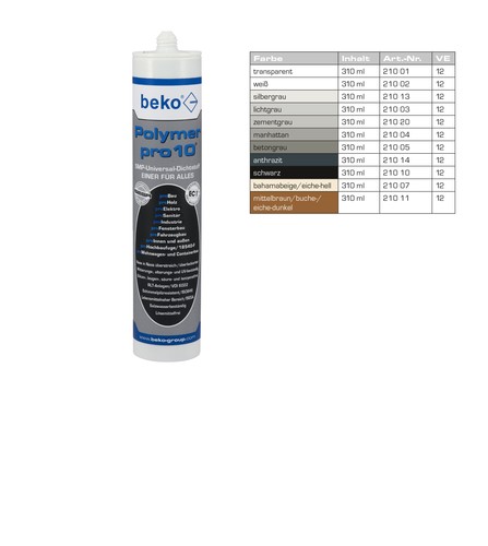 Beko polymer smp pro10 - beko,