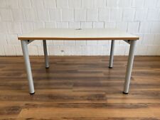 Steelcase Ottima Portico Schreibtisch 120x80 grau Buchekante