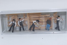 Preiser 10376 Zimmerleute Zimmerer  1:87 5 Figuren für Landschaft  H0 NEU OVP
