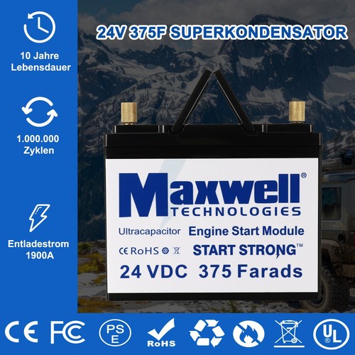 Maxwell 24v 375f super audio - maxwell,