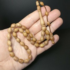Wacholderholz türkische Gebetsperlen Tasbih ardic Agac Tesbih Subha Sorgen Perlen 040