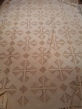 Tischdecke Leinen Handarbeit