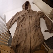 Damen Übergangsmantel Von Vaude Größe 38 S Hellbraun