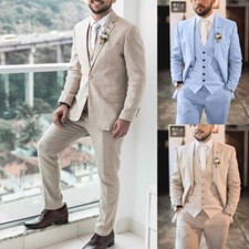 Herrenanzug Aus Leinen