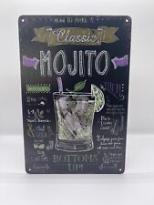 Blechschild Cocktail Mojito