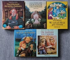 5x Diana Wynne Jones: Siebter Zauberer/Mandola/Caprona/Ring/Hexen
