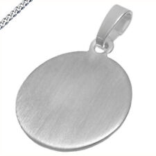 Anhänger Kettenanhänger rund auch mit Gravur und Kette 925/ Silber Wunschgravur