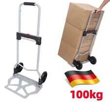 Transportkarre Sackkarre 100kg Alu-klappbar Stapelkarre Transportwagen Handwagen
