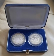 2x20 Mark 1987 HISTORISCHES STADTSIEGEL pol. Platte 2 Varianten Originalausgabe